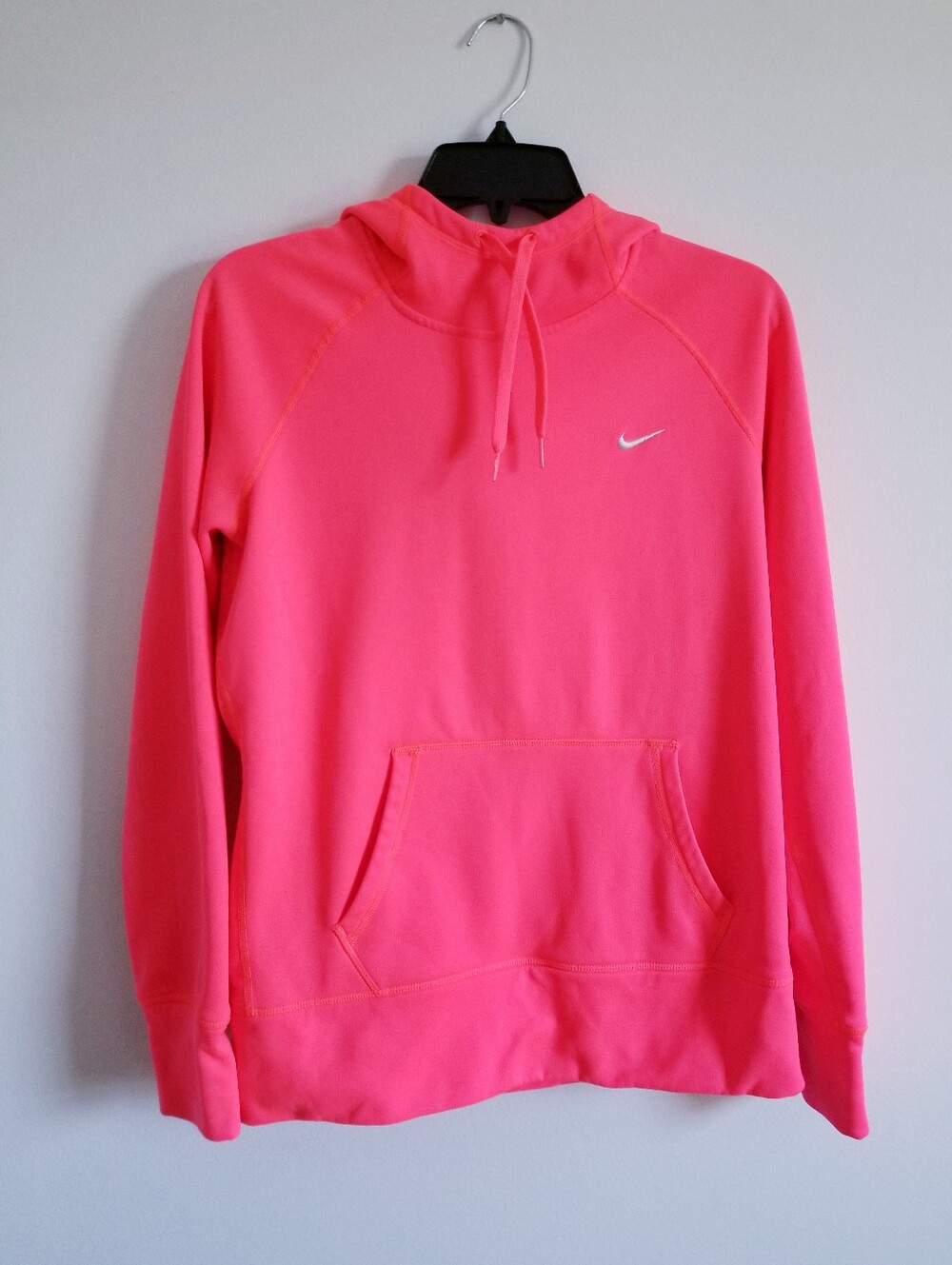 Nike Pink Hooded Pullover Sweatshirt Women